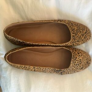 Madewell Brown Animal Print Loafers